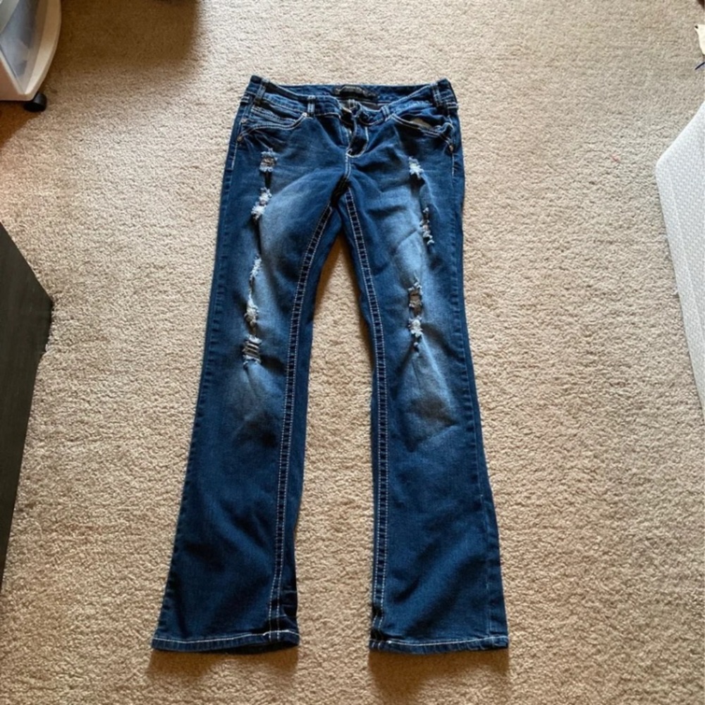 Distressed Twentyone by route 21 jeans